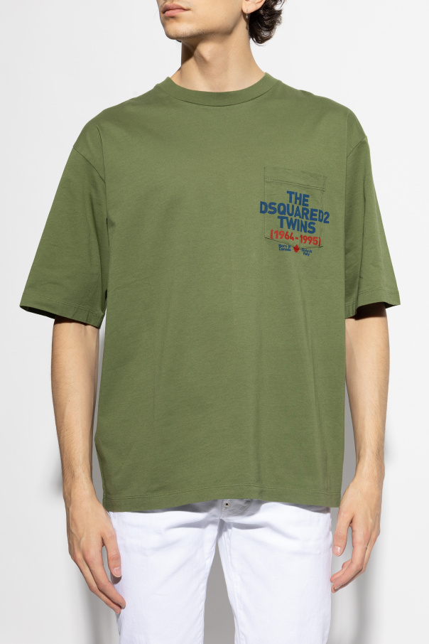 DSQUARED2 Tシャツ Pocket Logo S74GD1407-S23009-100 White T-shirt with pocket Dsquared2 - Vitkac AS